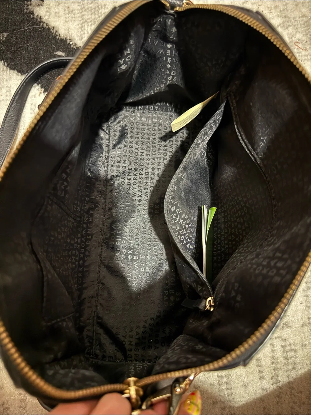 Kate Spade Black Dome Satchel